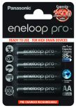4 x akumulatorki Panasonic Eneloop PRO R6 AA 2550mAh BK-3HCDE/4BE (blister)