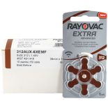 60 x baterie do aparatów słuchowych Rayovac Extra Advanced 312 MF