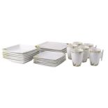 ZESTAW OBIADOWY Z PORCELANY DLA 6 OSÓB FOREST