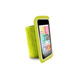 PURO Running Band - Uniwersalna frotka do biegania do smartfonów max 4.3" + key pocket (limonkowy)