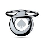 PURO Magnetic Ring - Magnetyczny uchwyt na palec do telefonu z funkcją standu (szary pik)