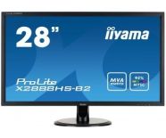 iiyama Monitor X2888HS 28inch, panel MVA, FullHD; DVI-D/HDMI/DP, głośniki